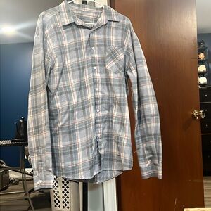Mens Flannel Button Down
